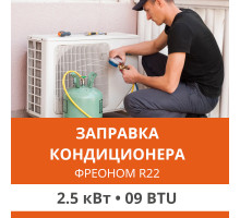 Заправка кондиционера Ultima Comfort фреоном R22 до 2.5 кВт (09 BTU)